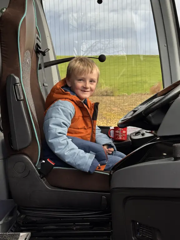 Schule Hugfling Aktuelles Bustraining Schüler Busfahrer