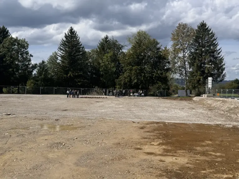 Schule Hugfling Aktuelles Neubau Empfang