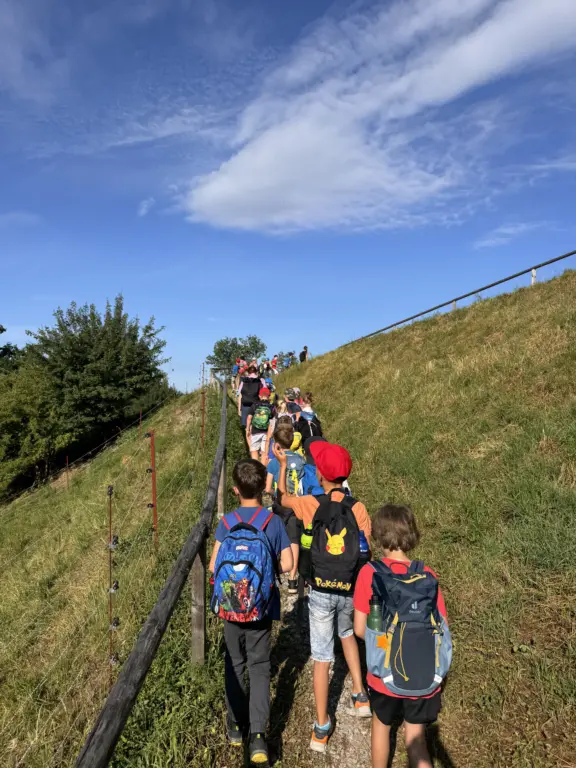 Schule Huglfing Aktuelles Bauernhof Hinwanderung alle