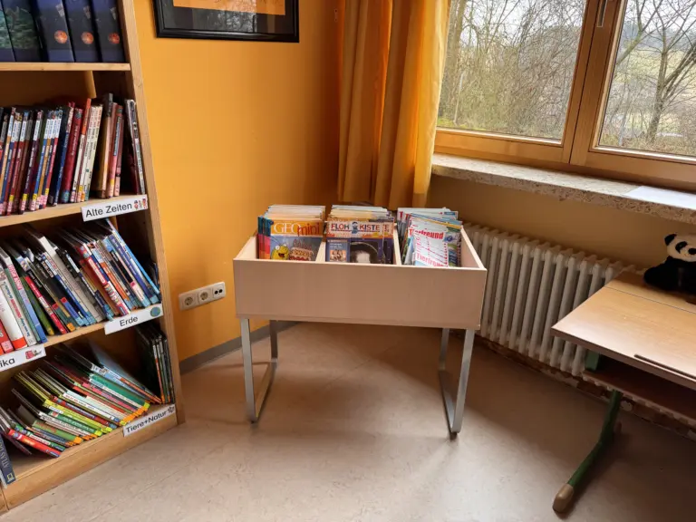 Schule Huglfing Aktuelles Bücherei Zeitschriften