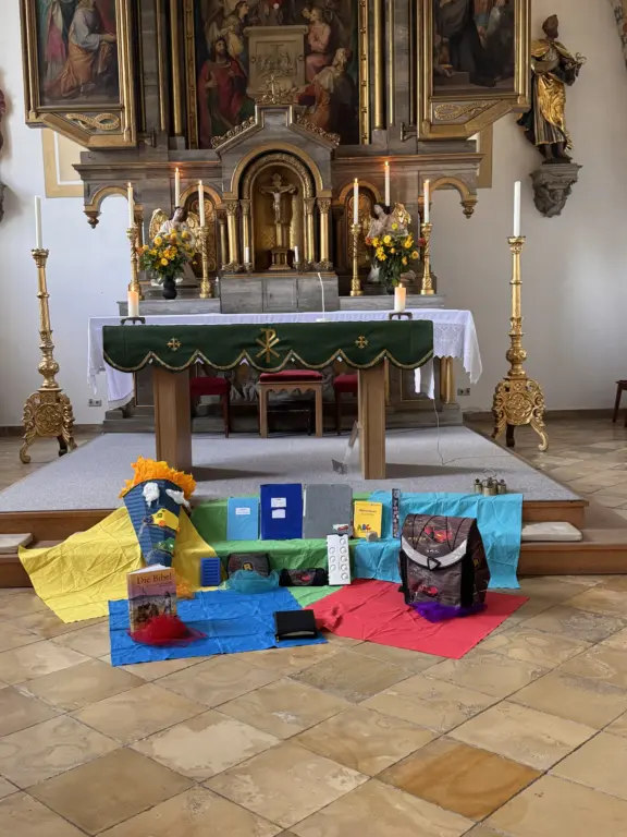 Schule Huglfing Aktuelles Schulbeginn Kirche