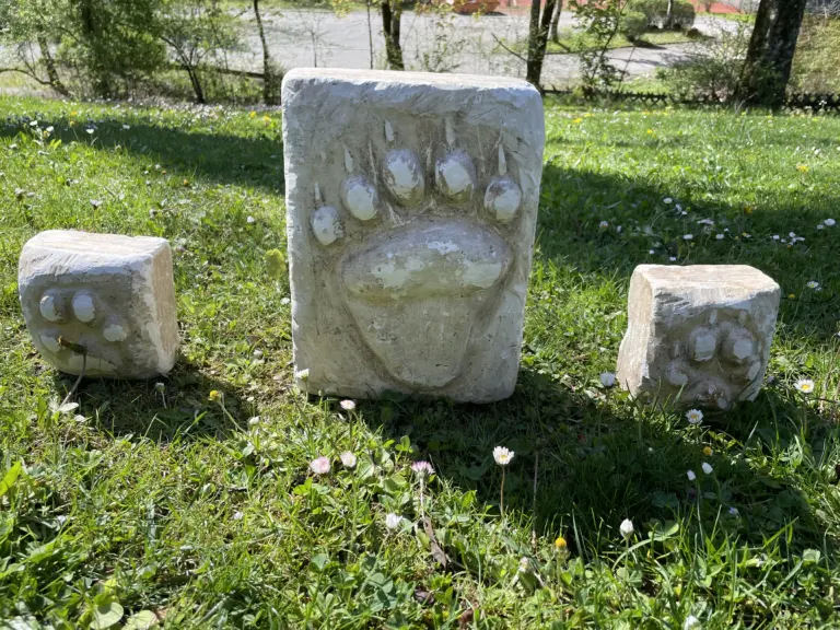 Schule Huglfing Aktuelles Schullandheim 4.Klassen Tierpfoten Stein