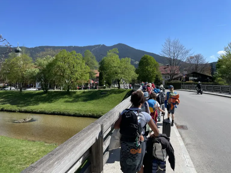 Schule Huglfing Aktuelles Schullandheim 4.Klassen Wanderung