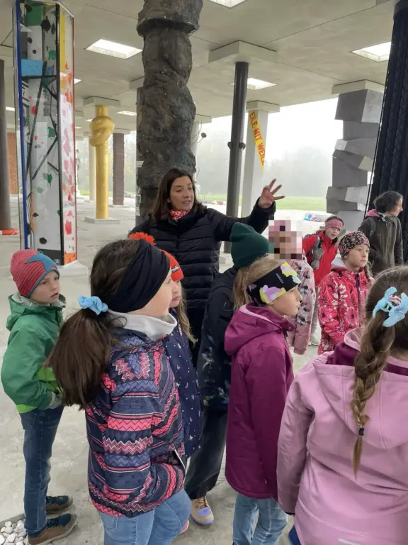 Schule Huglfing Aktuelles Stoa Besichtigung Führung